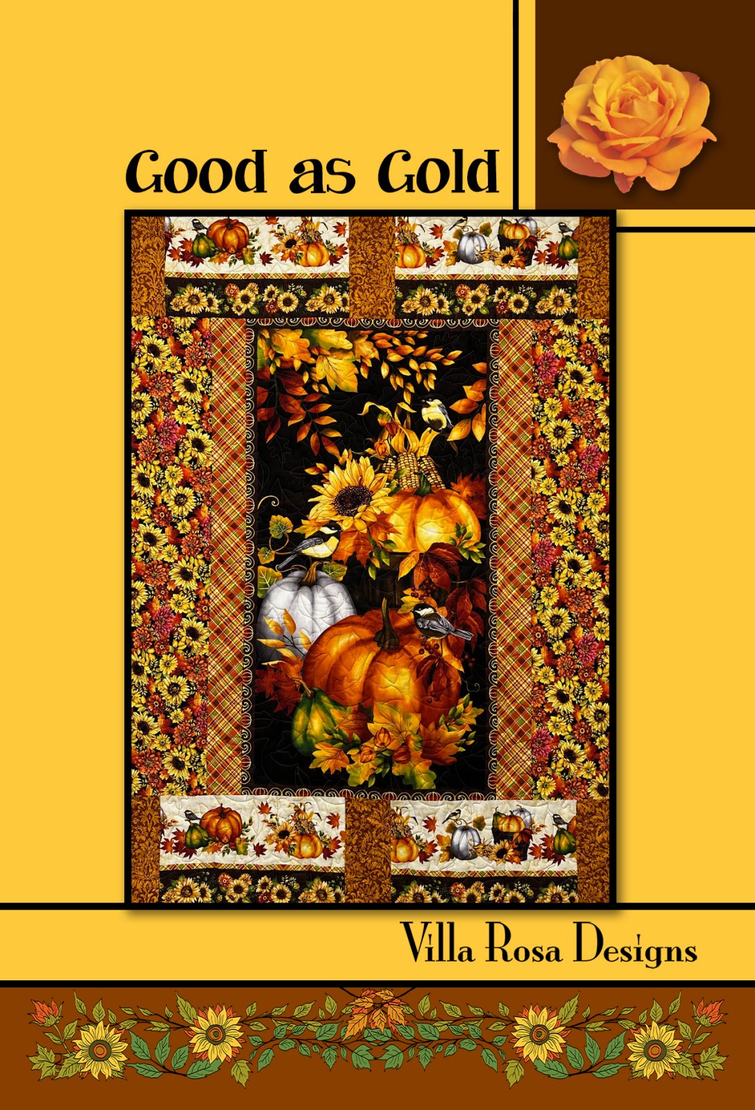 GOOD AS GOLD - Villa Rosa - 44 x 60 - Panel
