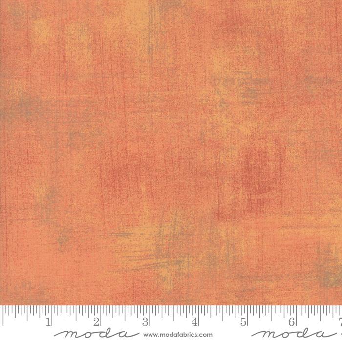 Moda Grunge Cantaloupe Fabric – Orange Blender by BasicGrey