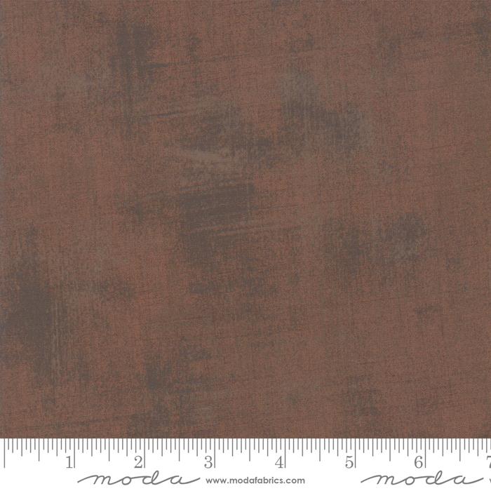 Moda Grunge Rum Raisin Fabric – Brown Blender by BasicGrey