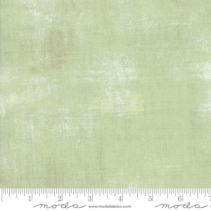 Moda Grunge Winter Mint Fabric – Green Blender by BasicGrey