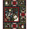 Christmas Cheer Flannel Quilt Kit (36.5" x 45.5") – Lavender Lime Pattern with Maywood Studio Fabrics