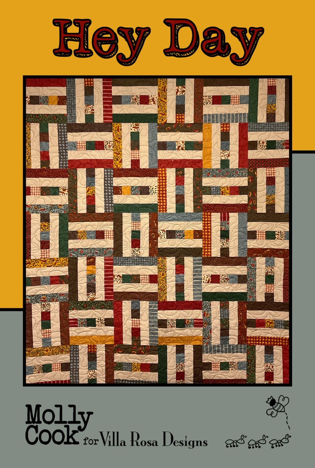 HEY DAY - Villa Rosa - 60 x 80 - 2.5" Strips