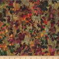 Autumn Leaves Batik - by Hoffman Fabrics