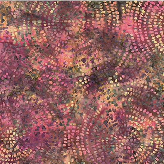 Hoffman Bohemian Batiks T2441-614 Fabric – Multicolor Batik Blender