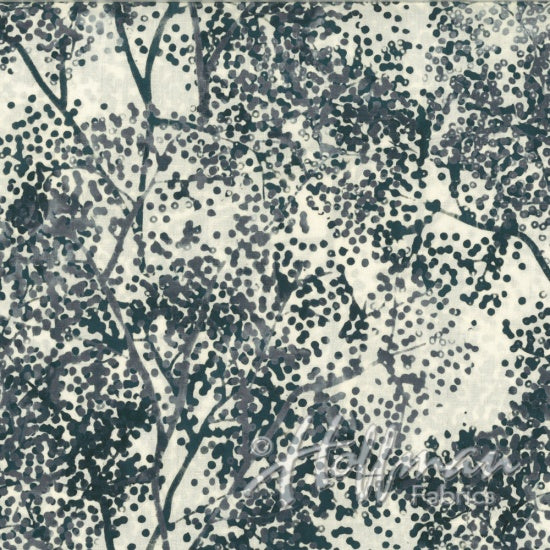 Hoffman Graphite Fabric – Gray Black Tonal Batik Blender by Hoffman California Fabrics