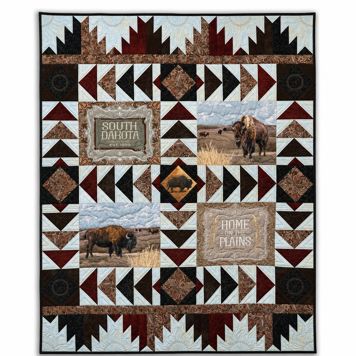 Home on the Plains Quilt Kit (60" x 72") with Exclusive Pattern by Morgan Levey