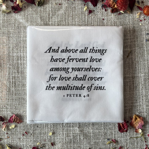23 Wedding-themed Bible Verse Quilt Squares- Precut 3.5" or 5" squares - Carlson Homestead Quilting