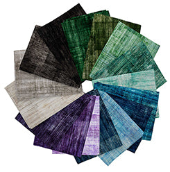 QT Fabrics - Into the Woods - Cool - 16 Piece Fat Quarter Bundle – Woodland Fat Quarter Bundle