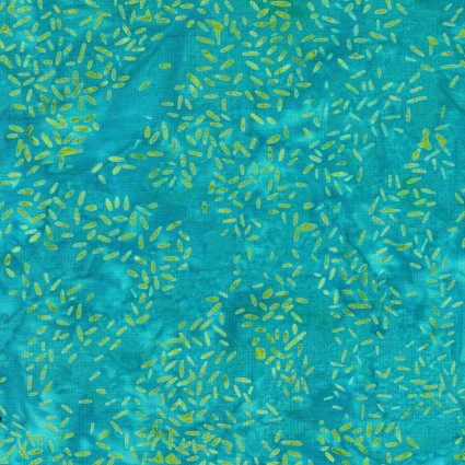 Island Batik Chromatic Fabric – Blue Green Batik Blender