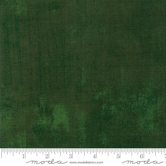 Moda Grunge Winter Spruce Fabric – Green Blender by BasicGrey