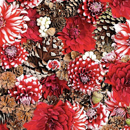 Maywood - Hand Picked-CHRISTMAS - Yuletide/Red/White - MAS10715-RW