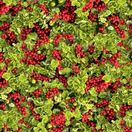Maywood - Hand Picked-CHRISTMAS - Merry Berry Holly/Green - 10722-GR