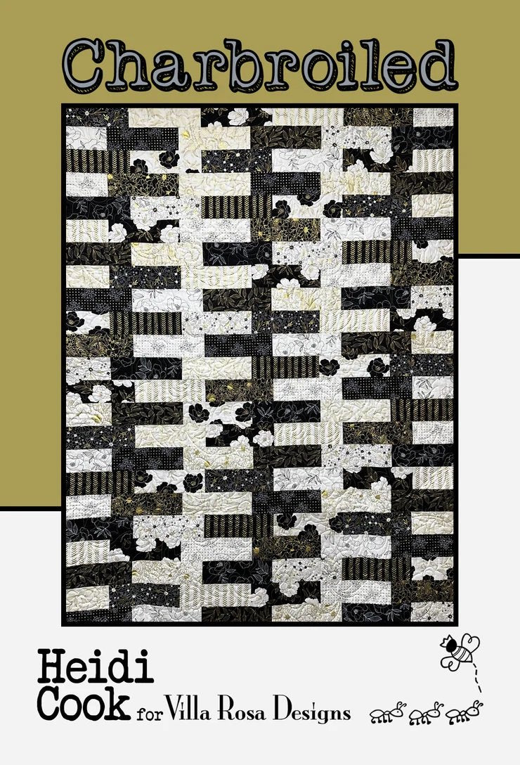 Charbroiled - Villa Rosa - 54 x 69 - Fat Quarters