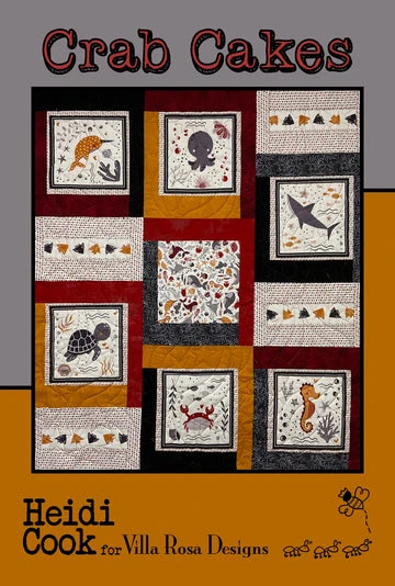 22. Crab Cakes - Villa Rosa - 45 x 51  - Panel/Yardage