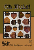 Oh Nuts! Quilt Pattern (53" x 53") by Molly Cook from Villa Rosa Designs