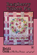 20. Raspberry Ribbon Pie Quilt Pattern (54" x 60") by Heidi Cook from Villa Rosa Designs