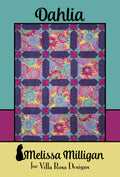 Dahlia Quilt Pattern (52" x 68") by Melissa Milligan from Villa Rosa Designs