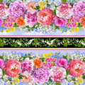 Michael Miller - Flower Splendor Breezy Splendor - Border Print Fabric