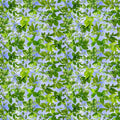 Michael Miller - Flower Splendor Blue Leaf Splendor Fabric – Blue Leaf Print