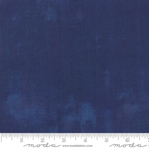 Moda Grunge New Navy Fabric – Dark Blue Blender by BasicGrey