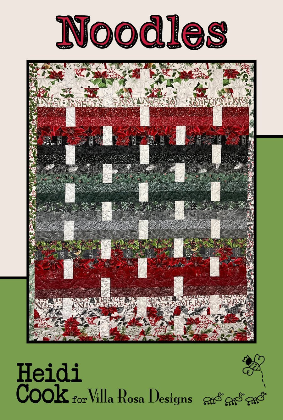 Noodles - Villa Rosa - 47 x 60" - 2 1/2" Strips