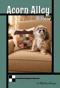 16. Acorn Alley Pillow Pattern (18" x 18") by Tricia Lynn Maloney from Villa Rosa Designs