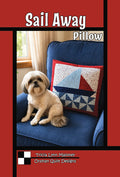 Sail Away Pillow Pattern (18" x 18") by Tricia Lynn Maloney from Orphan Quilt Designs