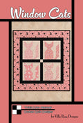17. Window Cats Quilt Pattern (38" x 38") by Tricia Lynn Maloney from Villa Rosa Designs