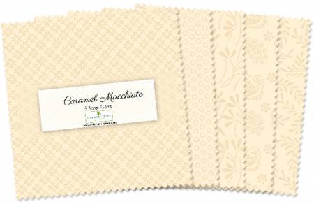 Wilmington Prints - Essentials Caramel Macchiato - 5" Karat Gems – Neutral Fabric Squares