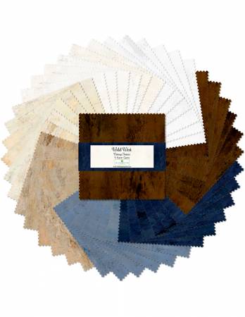 Wilmington Prints - Wild West - 5 Karat Gems 5" Square Pack – Western Precuts