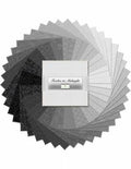 Wilmington Prints - Twelve to Midnight - 5 Karat Gems 5" Square Pack – Gray & Black Precuts