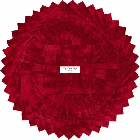 Wilmington Prints - Dry Brush - Cherry 10" Karat Gems 42 Piece – Tonal Blender Squares