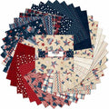 Wilmington Prints - Stars of Valor- 42 of 5" Squares - by Beth Grove