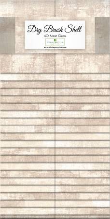 Wilmington Prints- Dry Brush-Tonal Blender/Shell - 40 - 2.5" Karat Gems