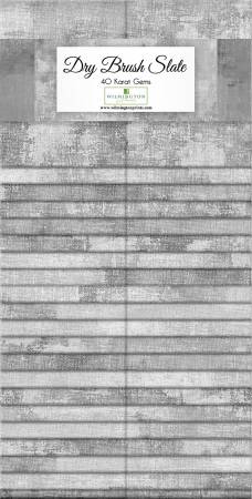 Wilmington Prints - Essentials Dry Brush Slate - 40 Karat Gems 2.5" Strip Pack – Tonal Blender by Danhui Nai
