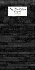 Wilmington Prints - Dry Brush - Black 2.5" Karat Gems – Black Tonal Blender Fabric Strips by Danhui Nai