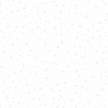 Qt Fabrics - Stars White Fabric – White Tonal Blender by Quilting Illusions