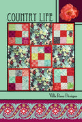 Country Life Quilt Pattern (48" x 48") by Villa Rosa Designs