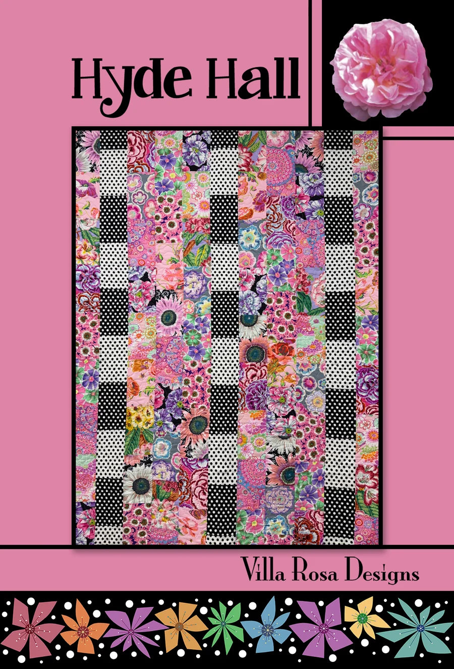 19. Hyde Hall Quilt Pattern (50" x 68") from Villa Rosa Designs