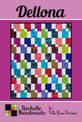 Dellona Quilt Pattern (48" x 60") by Rachelle Handmade from Villa Rosa Designs