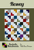 Rewey - Villa Rosa - 48 x 60 -  6" Blocks - Fat 8ths