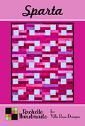 15. Sparta Quilt Pattern (48" x 60") by Rachelle Handmade from Villa Rosa Designs
