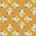 Art Gallery Fabrics Shine On Renewal Fabric – Gold Western Floral Print