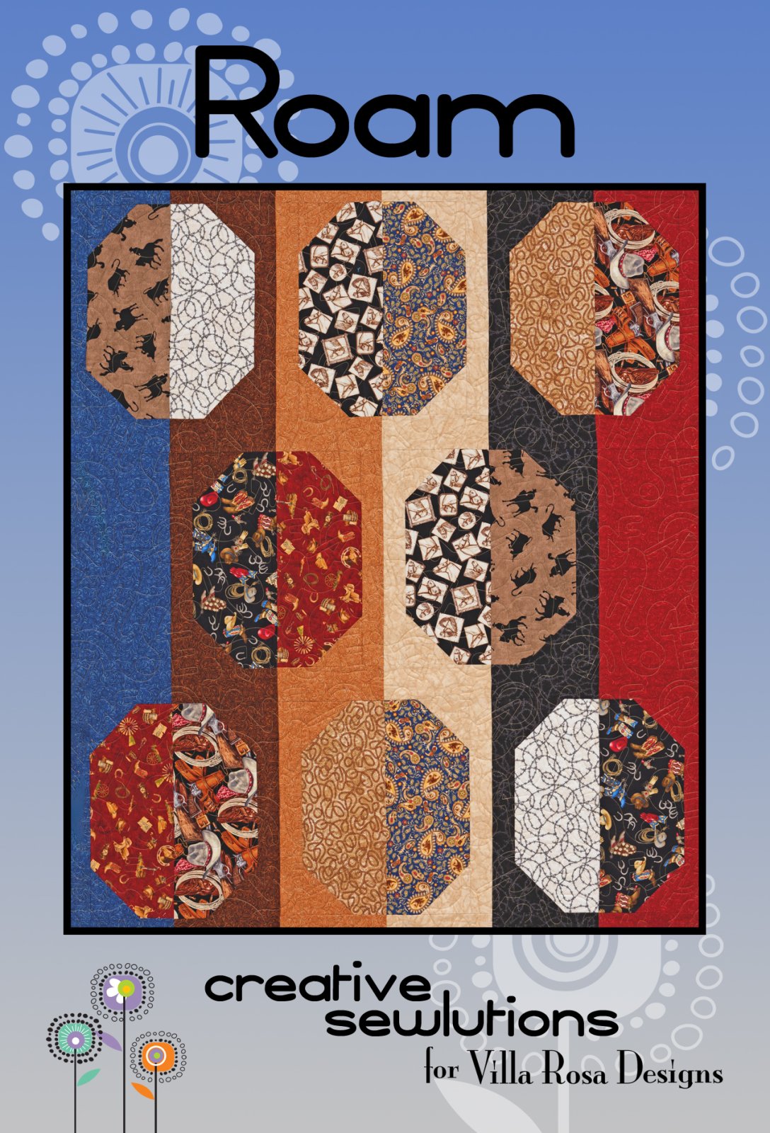 ROAM - Villa Rosa - 57"x 67"  - Fat Quarters