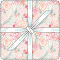 Camelot Blooming Hearts 10" Fabric Squares – 42 Piece Precut Bundle by Laura Marshall
