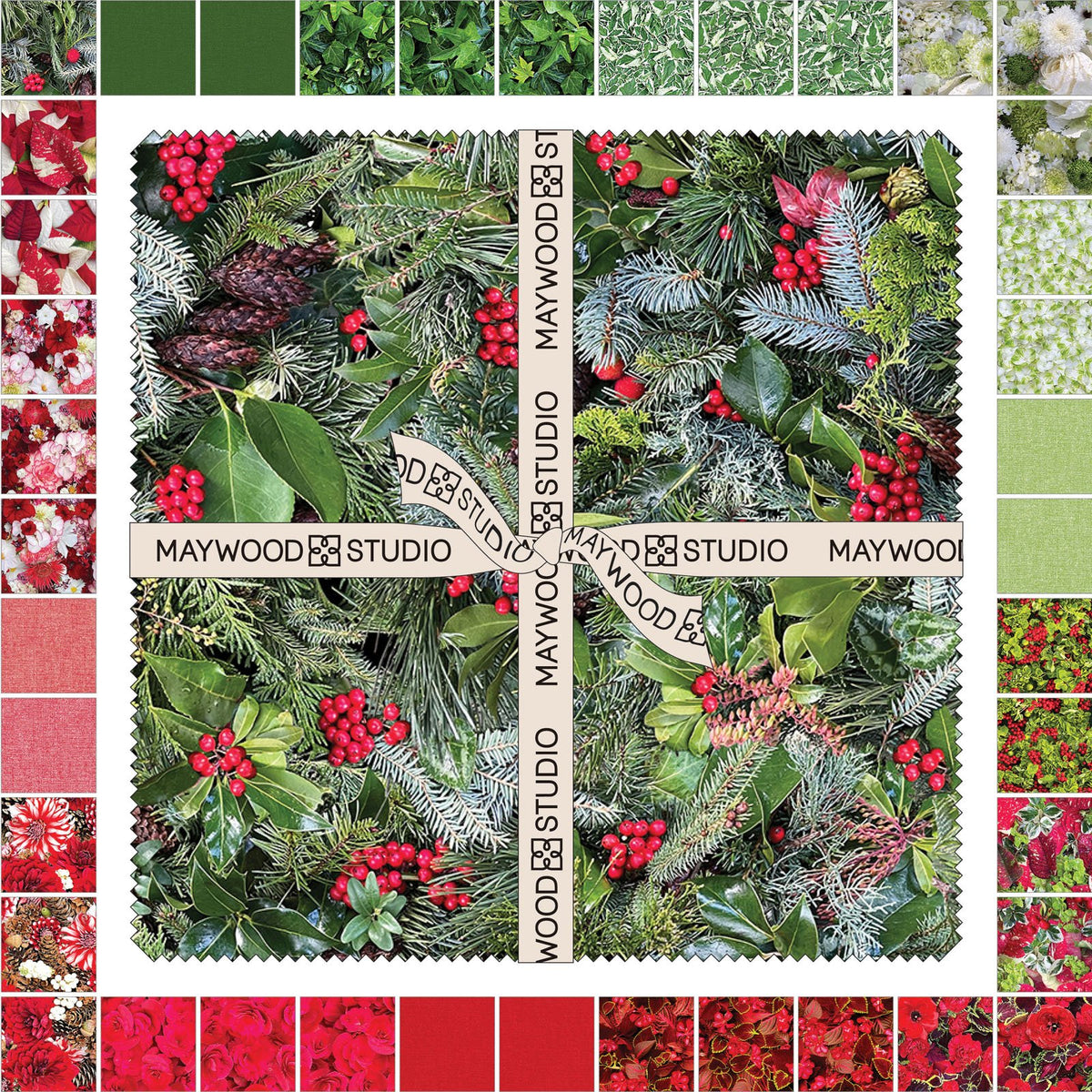 Maywood - Hand Picked-CHRISTMAS - 42 -10in Squares - SQ-MASHPCH