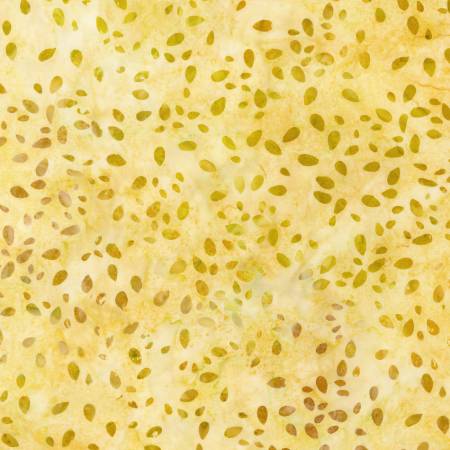 Seeds Honey Batik Fabric – Yellow Batik Quilting Cotton