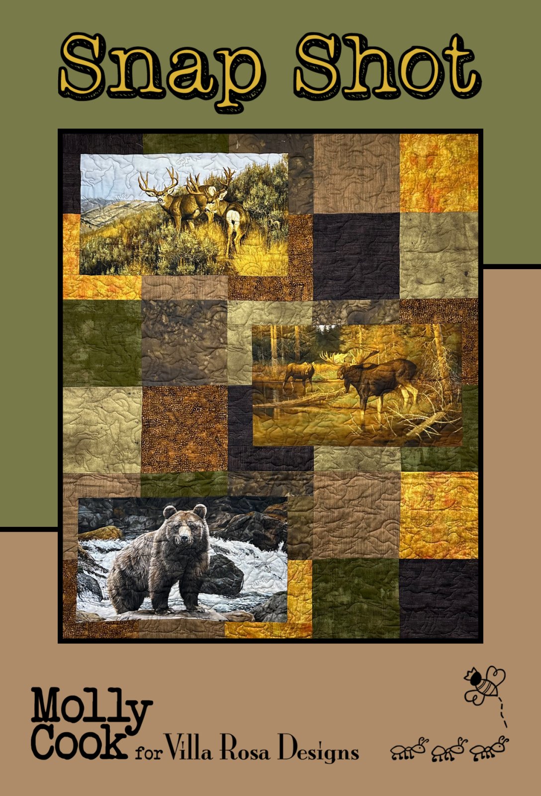 SNAP SHOT - Villa Rosa - 45"x54" - Panel/Theme