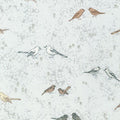 Robert Kaufman - Songbird - Birds Dove with Metallic Fabric - by Wishwell