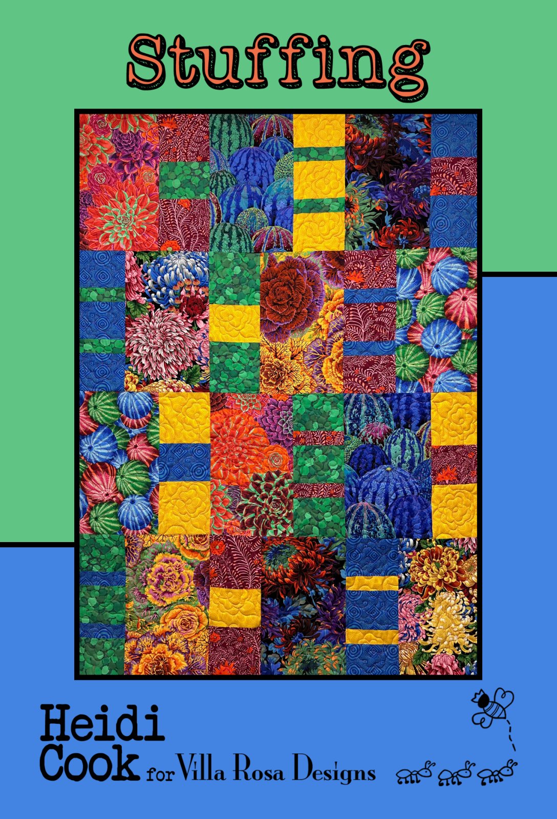 STUFFING - Villa Rosa - 44" x 60"  - Fat Quarters